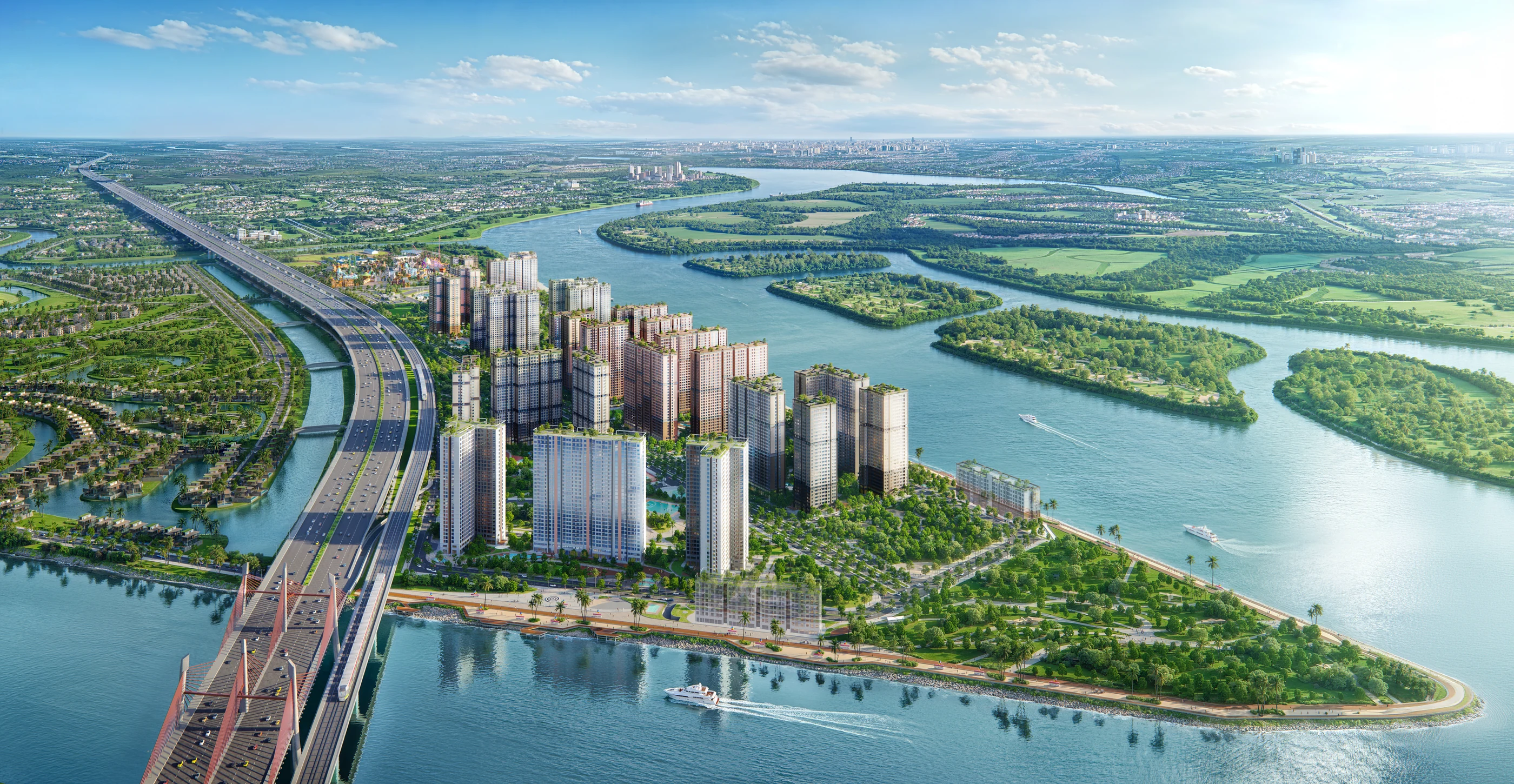 Toàn cảnh The Harbor Skyline trên đảo Vũ Yên